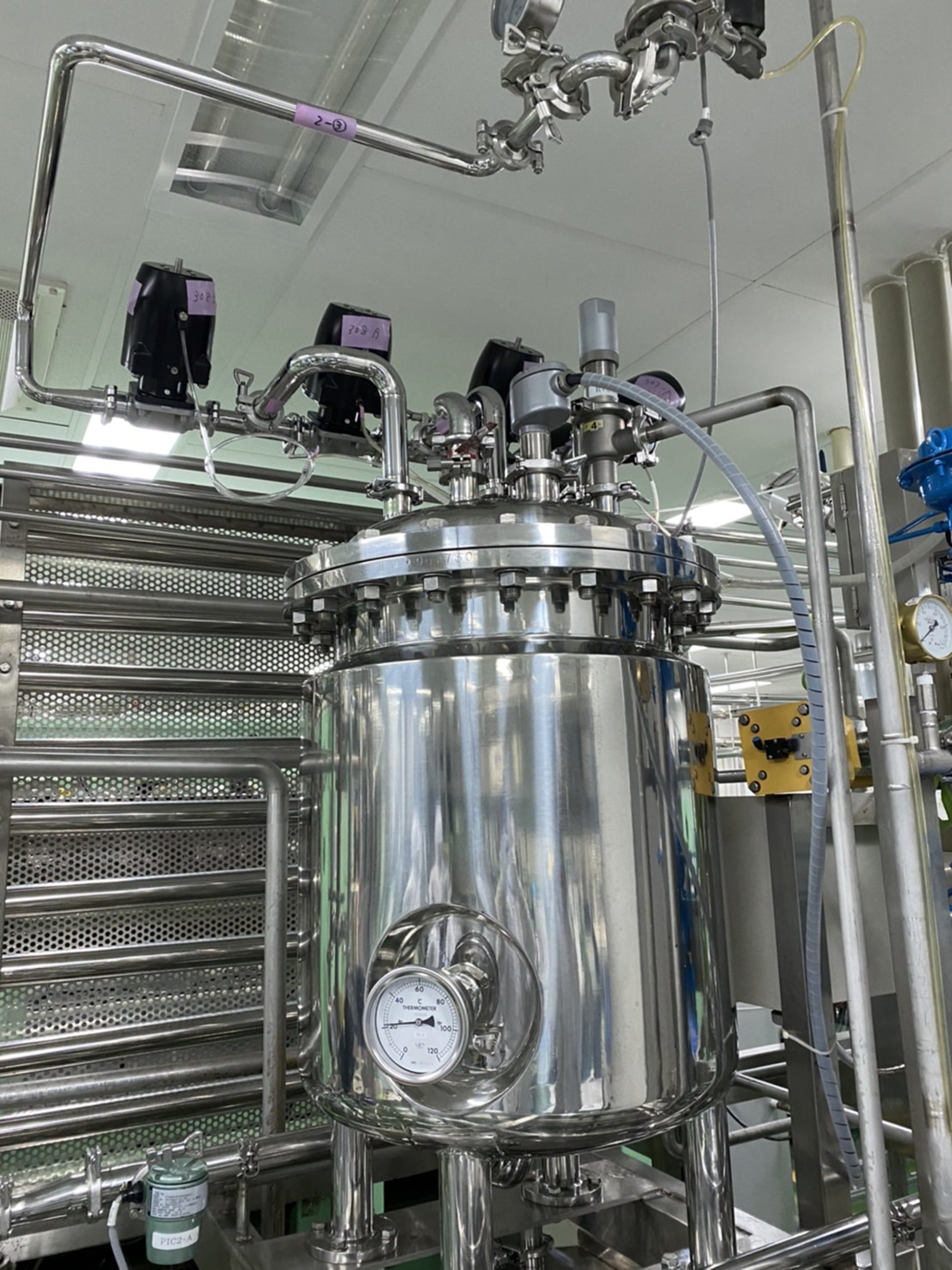 薬液ラインのサニタリー配管改造工事2